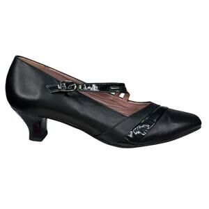 Beautifeel Women’s Julie Black Leather Mary Jane Heels Size 37 US 5.5
